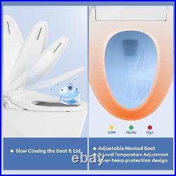 Electric Bidet Toilet Seat Elongated Slow Close Heated Toilet Seat with Bidet Wa Electric Bidet Toilet Seat Elongated Slow Close Heated Toilet Seat with Bidet Wa