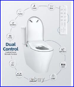 Electric Bidet Toilet Seat, Heated Toilet Seat Elongated with Instant Warm Water
