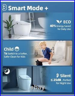 Electric Bidet Toilet Seat, Heated Toilet Seat Elongated with Instant Warm Water