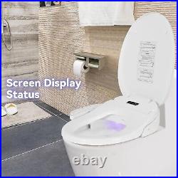 Electric Bidet Toilet Seat Self-Cleaning Elongated Heated NIB