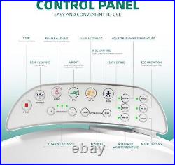 Electric Bidet Toilet Seat Self-Cleaning Elongated Heated NIB