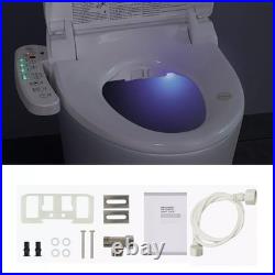 Electric Bidet Toilet Seat Smart Elongated Auto Deodorization Heated 110V US