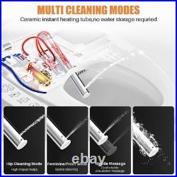 Electric Bidet Toilet Seat Smart Elongated Auto Deodorization Heated 110V US