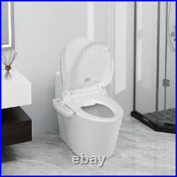 Electric Bidet Toilet Seat Smart Elongated Auto Deodorization Heated 110V US