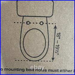 Electric Brondell L60-EW LumaWarm ELONGATED Toilet Seat White