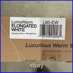 Electric Brondell L60-EW LumaWarm ELONGATED Toilet Seat White