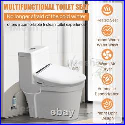Electric Elongated Bidet Smart Toilet Heated Seat LCD Deodorization Night Light Electric Elongated Bidet Smart Toilet Heated Seat LCD Deodorization Night Light