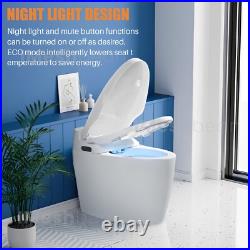 Electric Elongated Bidet Smart Toilet Heated Seat LCD Deodorization Night Light Electric Elongated Bidet Smart Toilet Heated Seat LCD Deodorization Night Light