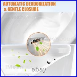 Electric Elongated Bidet Smart Toilet Heated Seat LCD Deodorization Night Light Electric Elongated Bidet Smart Toilet Heated Seat LCD Deodorization Night Light