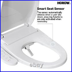 Electric Heated Bidet Smart Toilet Seat-Unlimited Warm Water-Self Cleaning-Heate