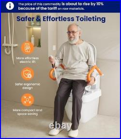 Electric Raised Toilet Seat, Electric Toilet Seat Lift, Powered Toilet Seat