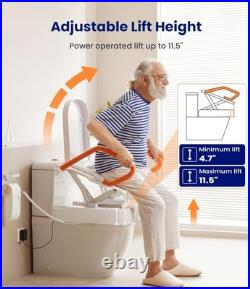 Electric Raised Toilet Seat, Electric Toilet Seat Lift, Powered Toilet Seat