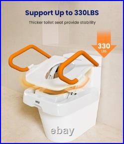 Electric Raised Toilet Seat, Electric Toilet Seat Lift, Powered Toilet Seat