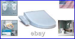 Electronic Bidet Toilet Seat Plastic Elongated Heated SoftClose Bathroom