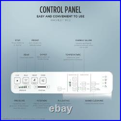 Electronic Bidet Toilet Seat Plastic Elongated Heated SoftClose Bathroom