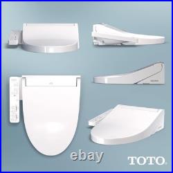 Electronic Bidet Toilet Seat Plastic Elongated Heated SoftClose Bathroom