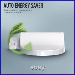 Electronic Bidet Toilet Seat Plastic Elongated Heated SoftClose Bathroom