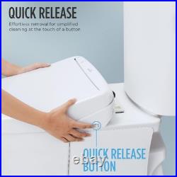 Electronic Bidet Toilet Seat Plastic Elongated Heated SoftClose Bathroom