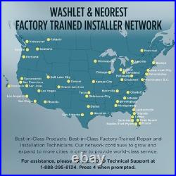 Electronic Bidet Toilet Seat Plastic Elongated Heated SoftClose Bathroom