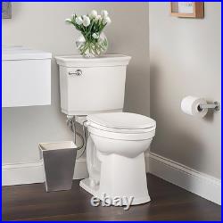 Elegant Elongated Bidet Toilet Seat with Quiet-Close & Adjustable Water Pressure Elegant Elongated Bidet Toilet Seat with Quiet-Close & Adjustable Water Pressure