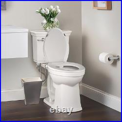 Elegant Elongated Bidet Toilet Seat with Quiet-Close & Adjustable Water Pressure Elegant Elongated Bidet Toilet Seat with Quiet-Close & Adjustable Water Pressure