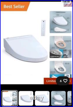 Elegant TOTO WASHLET C5 Bidet with PREMIST Technology White Elongated Comfort