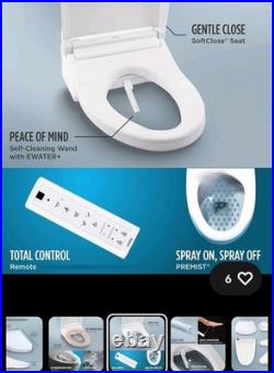 Elegant TOTO WASHLET C5 Bidet with PREMIST Technology White Elongated Comfort