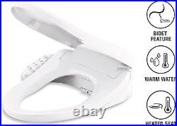 Elongated Bidet Toilet Seat KOHLER 8298-0 Purewash E590 Heated White