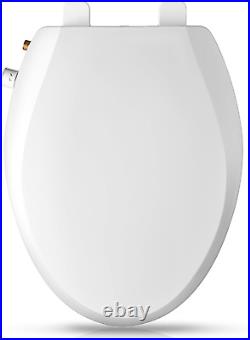 Elongated Bidet Toilet Seat with Quiet-Close, Non-Electric Bidet Toilet Seat wit