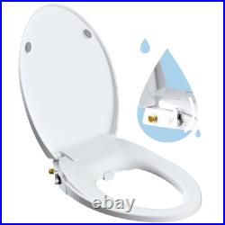 Elongated Bidet Toilet Seat with Slow Close, Non-Electric Bidet Attachment fo Elongated Bidet Toilet Seat with Slow Close, Non-Electric Bidet Attachment fo