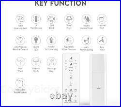 Elongated Bidet Toilet Seat with Wireless Remote, Auto Open and Close Lid, Insta Elongated Bidet Toilet Seat with Wireless Remote, Auto Open and Close Lid, Insta