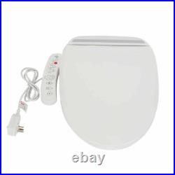 Elongated Electric Smart Toilet Bidet Seat Warm Air Dry Heated Automatic Spray