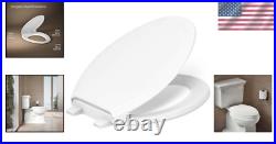 Elongated Plastic Nightlight Toilet Seat Quiet Close Grip-Tight Hardware Elongated Plastic Nightlight Toilet Seat Quiet Close Grip-Tight Hardware