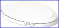 Elongated Plastic Nightlight Toilet Seat Quiet Close Grip-Tight Hardware Elongated Plastic Nightlight Toilet Seat Quiet Close Grip-Tight Hardware