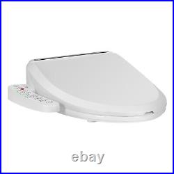 Elongated Smart Electric Bidet Toilet Seat Automatic Induction Heated Dry Light