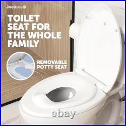 Elongated Toddler Toilet Seat Quick Flip Built-In Potty Splash Guard Slow Close Elongated Toddler Toilet Seat Quick Flip Built-In Potty Splash Guard Slow Close