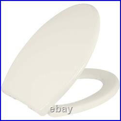 Elongated Toilet Seat BR501-01 Quiet Close, Stain-Resistant and Easy to Keep