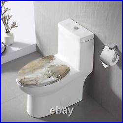 Elongated Toilet Seat Realistic liquid marble with gold Resin Toilet Seat wit Elongated Toilet Seat Realistic liquid marble with gold Resin Toilet Seat wit