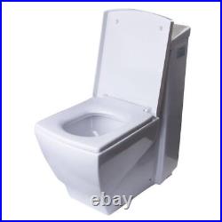 Elongated Toilet Seat in White