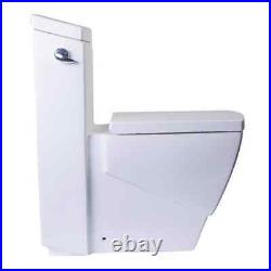 Elongated Toilet Seat in White