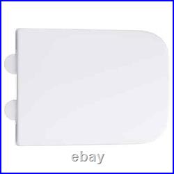 Eurocube Elongated Toilet Seat in Alpine White