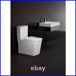 Eurocube Elongated Toilet Seat in Alpine White