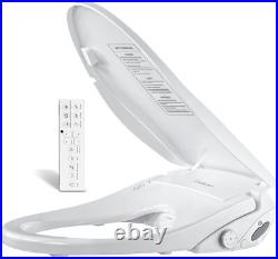 Facilavi Bidet Toilet Seat Elongated Smart Toilet Seat Wireless FC7-US White Facilavi Bidet Toilet Seat Elongated Smart Toilet Seat Wireless FC7-US White
