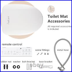 Facilavi Bidet Toilet Seat Elongated Smart Toilet Seat Wireless FC7-US White Facilavi Bidet Toilet Seat Elongated Smart Toilet Seat Wireless FC7-US White