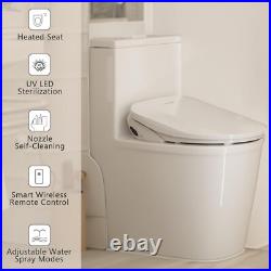 Facilavi Bidet Toilet Seat Elongated Smart Toilet Seat Wireless FC7-US White Facilavi Bidet Toilet Seat Elongated Smart Toilet Seat Wireless FC7-US White