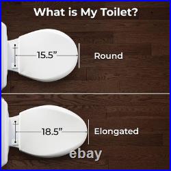 GenieBidet Bidet Toilet Seat Elongated Fits Your Current Toilet Seat No W