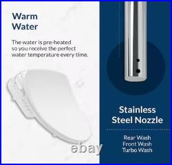 HD-7000 Electric Bidet Seat for Elongated Toiletsm White ITEM-347