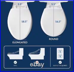 HD-7000 Electric Bidet Seat for Elongated Toiletsm White ITEM-347