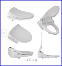 HD-7000 Electric Bidet Seat for Round Toilets in White with Fusion Heating Techn