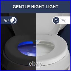 Heated Toilet Seat with Night Light, Elongated, Toilet Seat Warmer Heated Toilet Seat with Night Light, Elongated, Toilet Seat Warmer